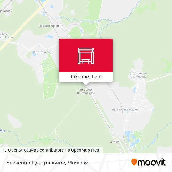 Бекасово-Центральное map