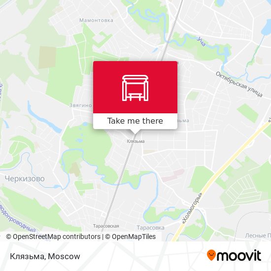 Клязьма map