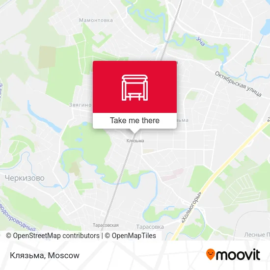 Клязьма map