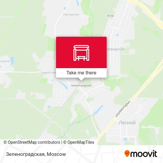 Зеленоградская map