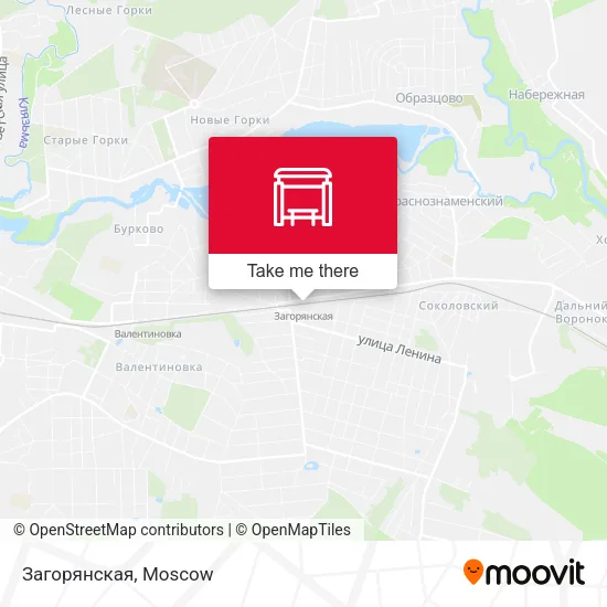 Загорянская map