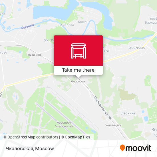 Чкаловская map