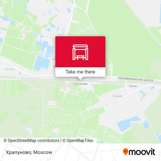 Храпуново map