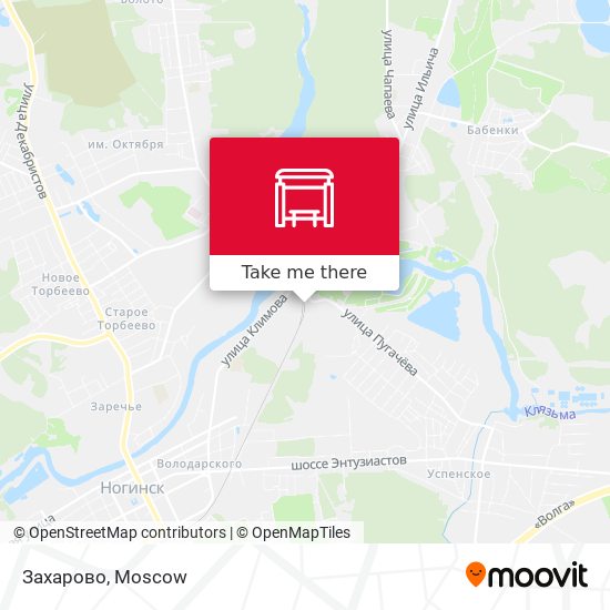 Захарово map