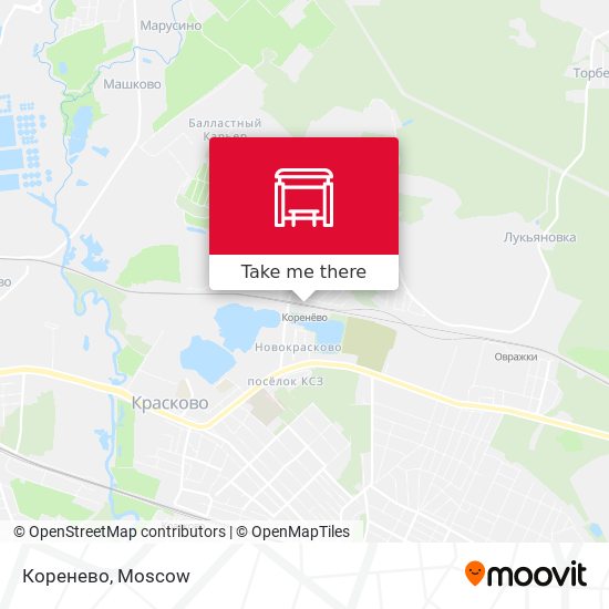 Коренево map