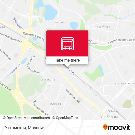 Ухтомская map