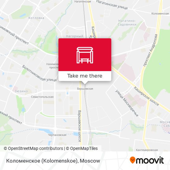 Коломенское (Kolomenskoe) map