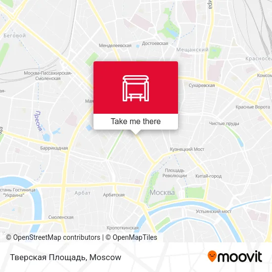 Тверская Площадь map