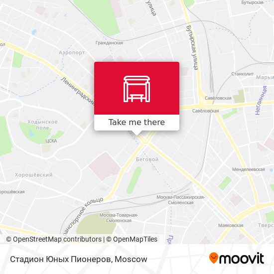 Стадион Юных Пионеров map