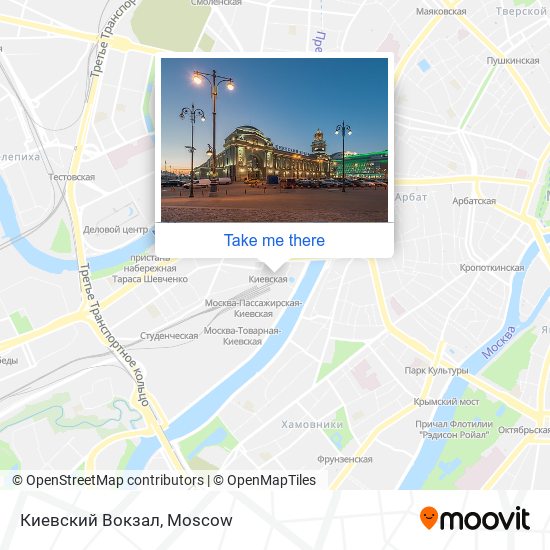 Киевский Вокзал map