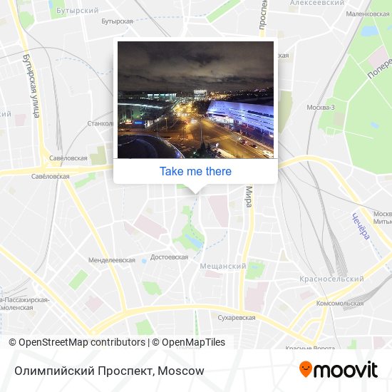 Олимпийский Проспект map