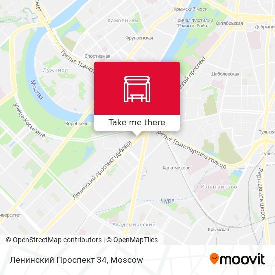 Ленинский Проспект 34 map