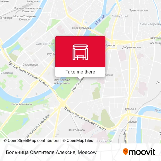 Больница Святителя Алексия map