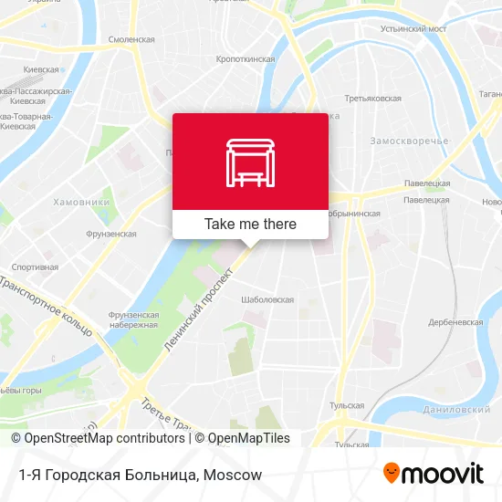 1-Я Городская Больница map