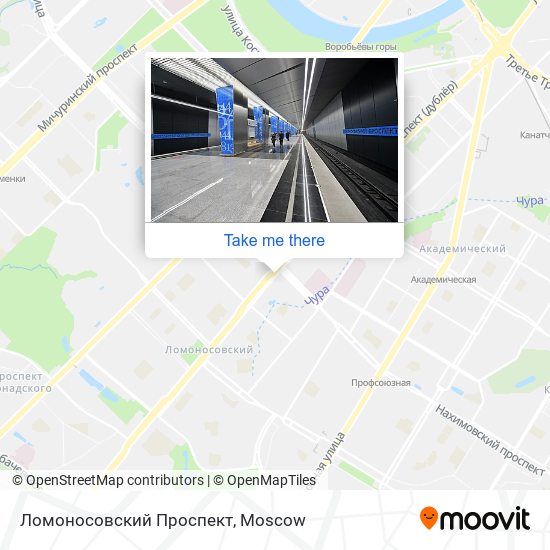 Ломоносовский Проспект map