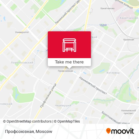 Профсоюзная map