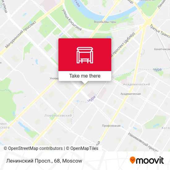 Ленинский Просп., 68 map