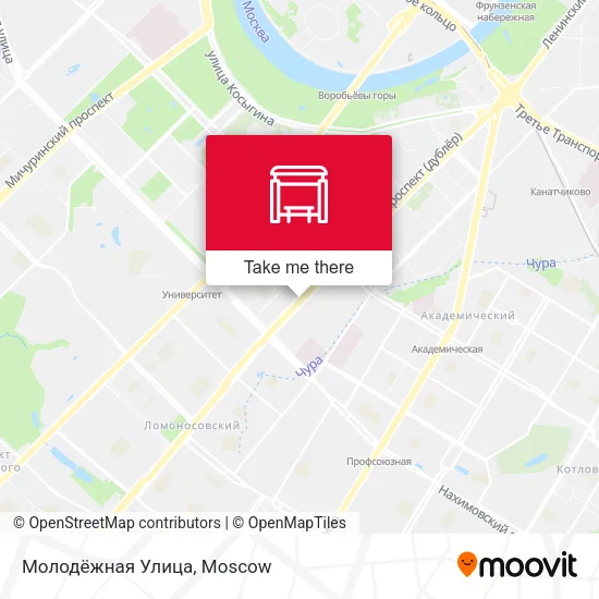 Молодёжная Улица map