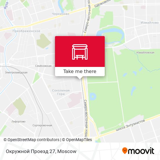 Окружной Проезд 27 map