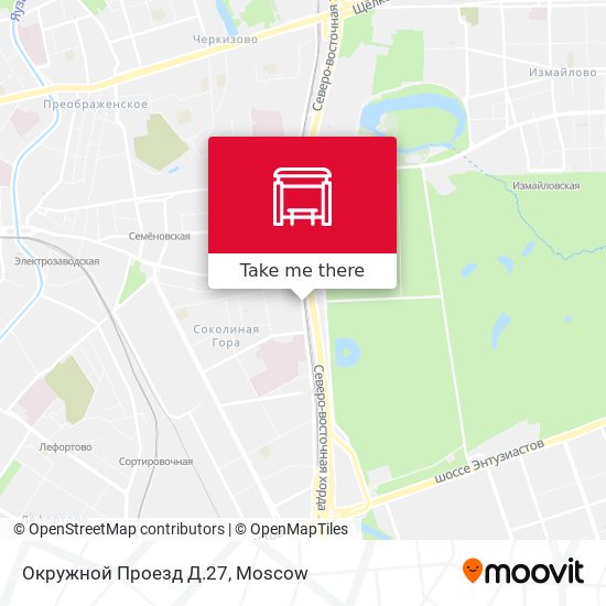 Окружной Проезд Д.27 map
