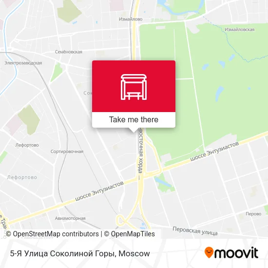 5-Я Улица Соколиной Горы map