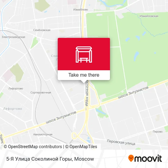 5-Я Улица Соколиной Горы map