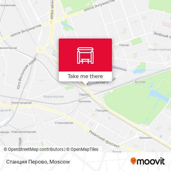 Станция Перово map