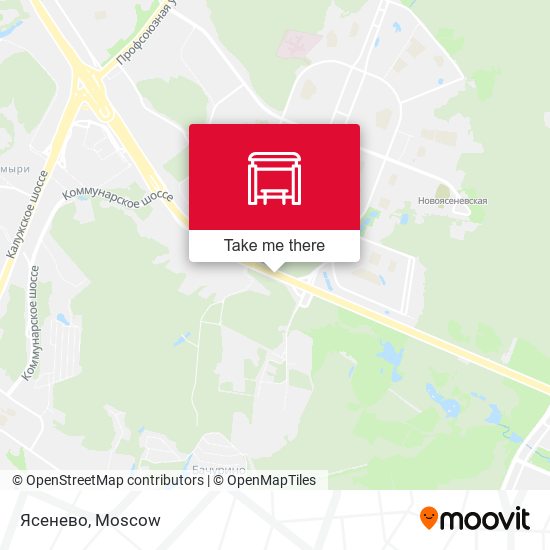 Ясенево map