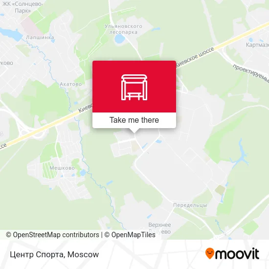 Центр Спорта map