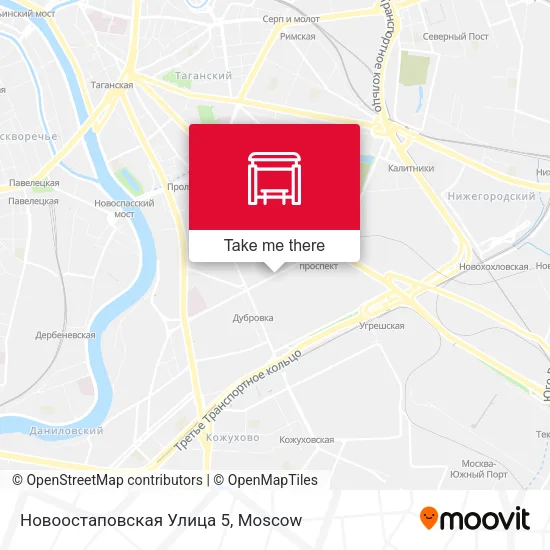 Новоостаповская Улица 5 map