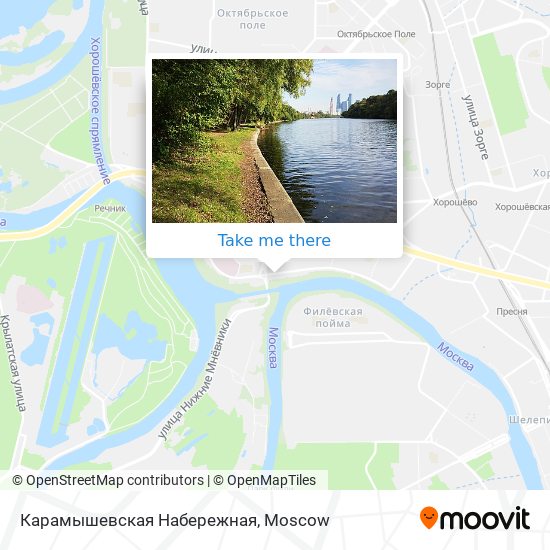 Карамышевская Набережная map