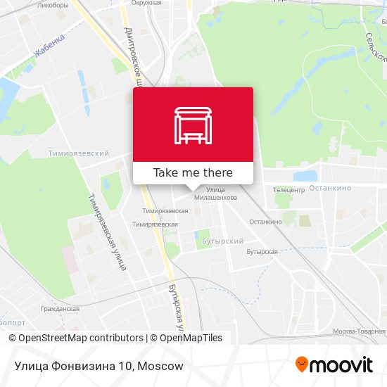 Улица Фонвизина 10 map