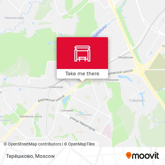 Терёшково map