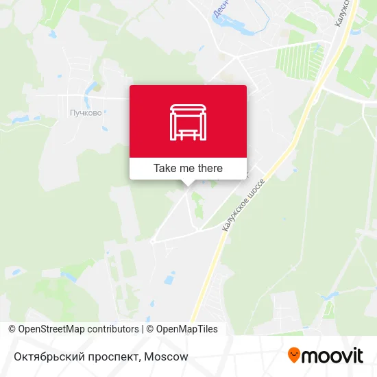 Октябрьский проспект map