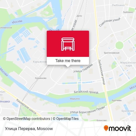 Улица Перерва map