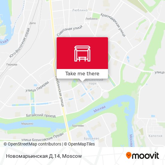 Новомарьинская Д.14 map