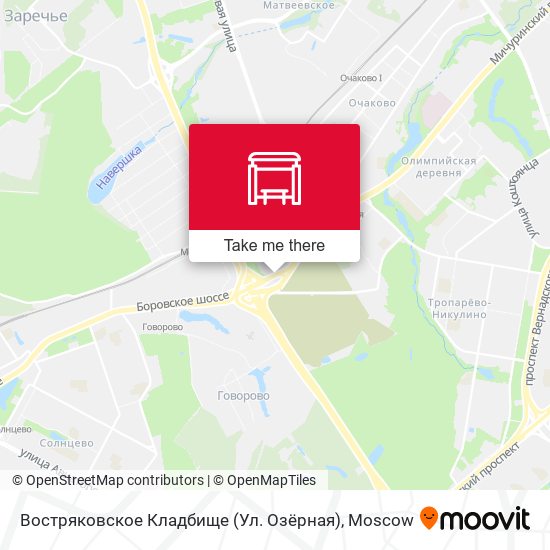 Востряковское Кладбище (Ул. Озёрная) map