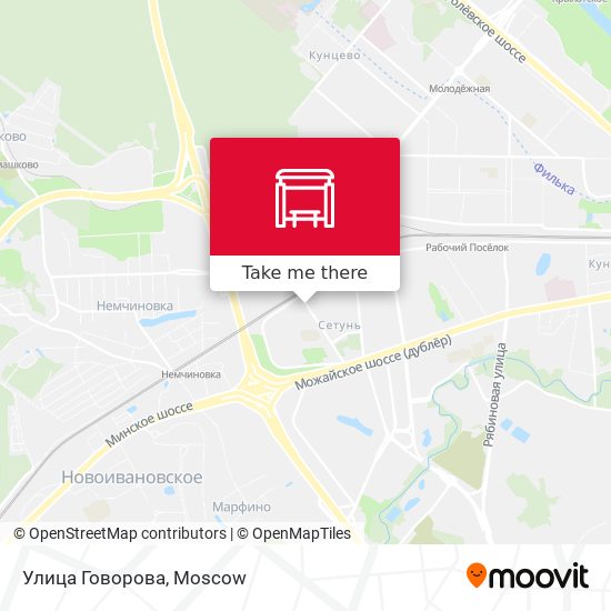 Улица Говорова map