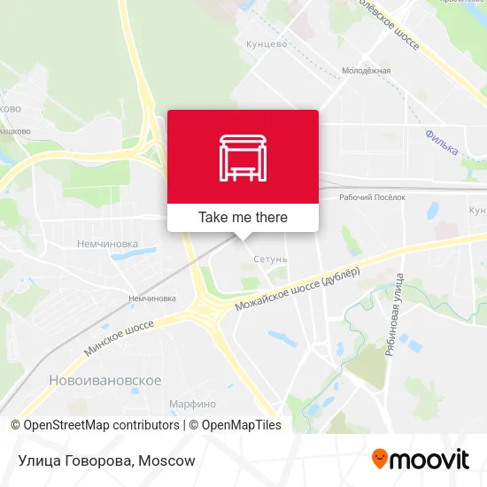 Улица Говорова map