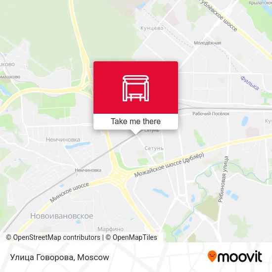 Улица Говорова map