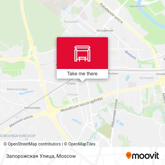 Запорожская Улица map