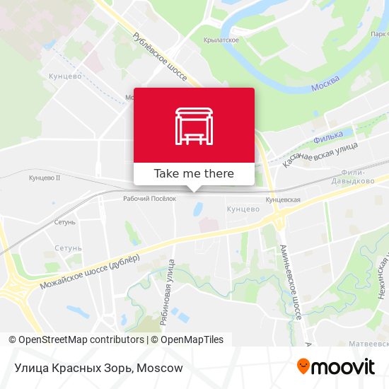 Улица Красных Зорь map