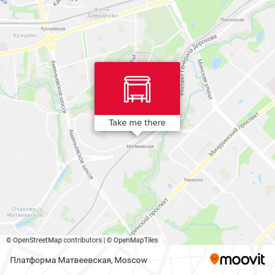 Платформа Матвеевская map