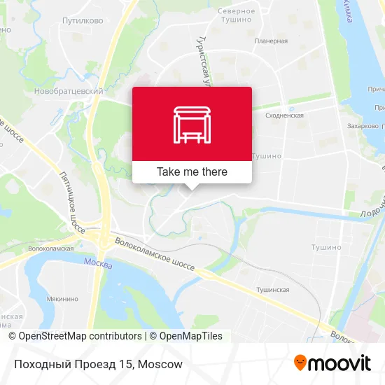 Походный Проезд 15 map