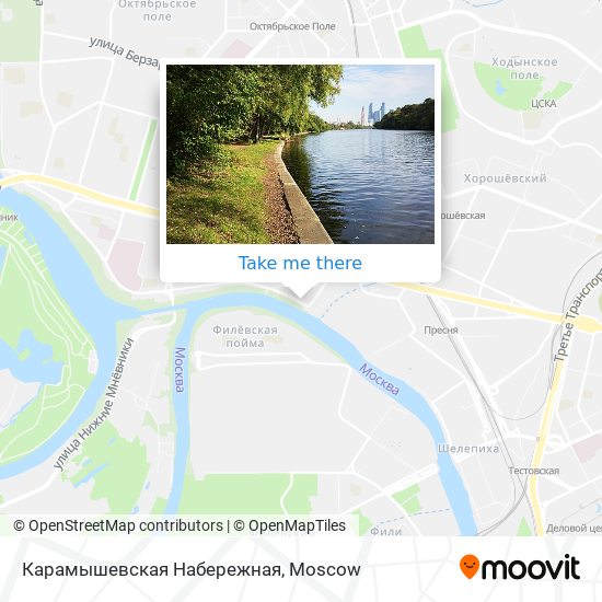 Карамышевская Набережная map