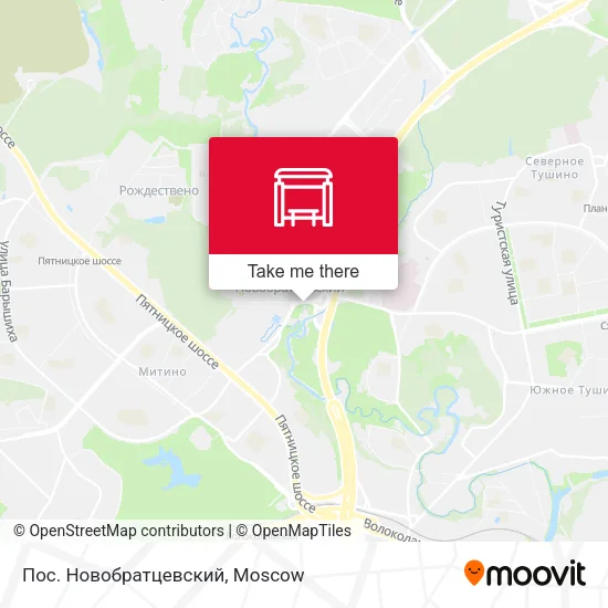 Пос. Новобратцевский map