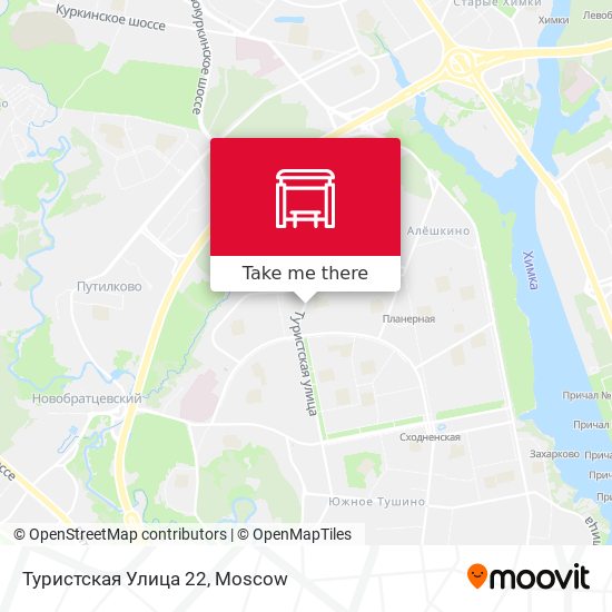 Туристская Улица 22 map