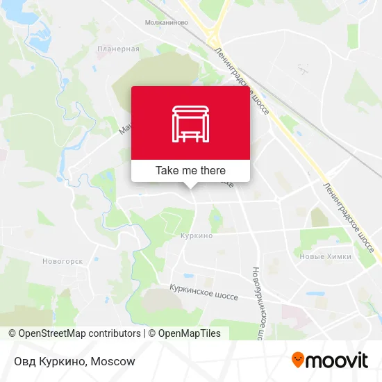 Овд Куркино map