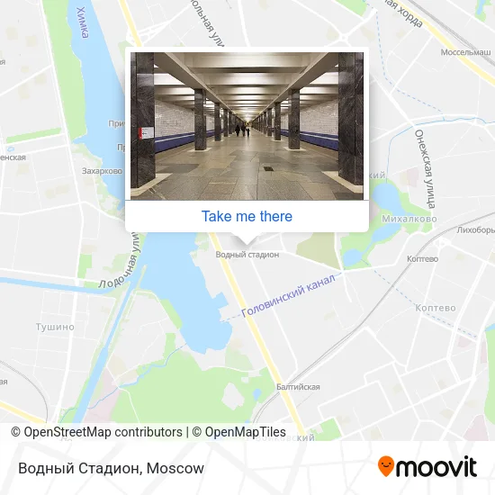 Водный Стадион map