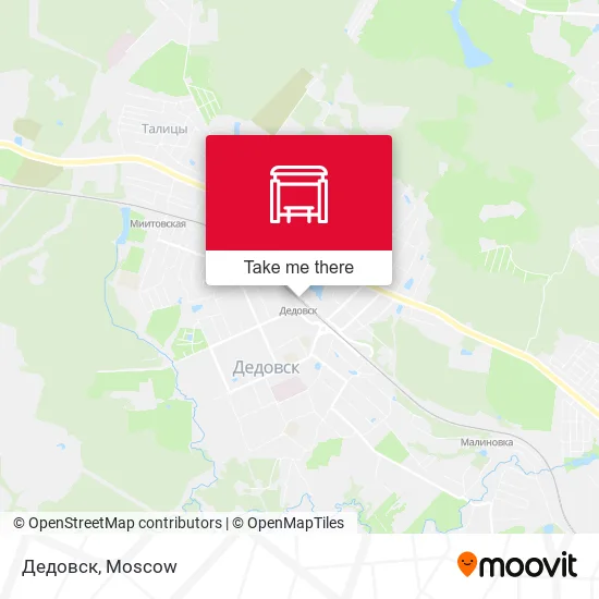 Дедовск map